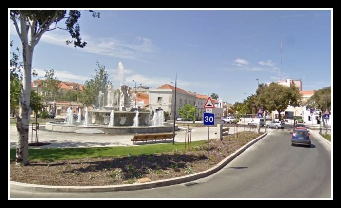 Rotunda - futura fonte luminosa- Roteiro Setubal