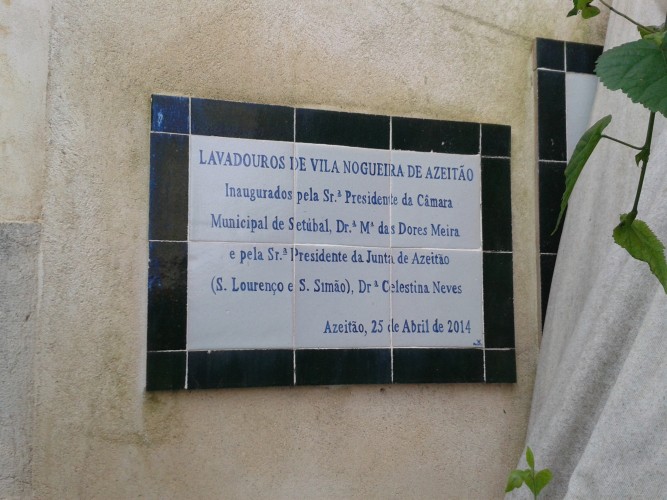 Lavadouro Vila Nogueira de Azeit�o- Roteiro Setubal